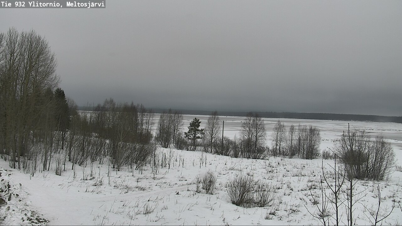 Weather Camera Image Road 932 Ylitornio, Meltosjärv, Ylitornio, Lappi