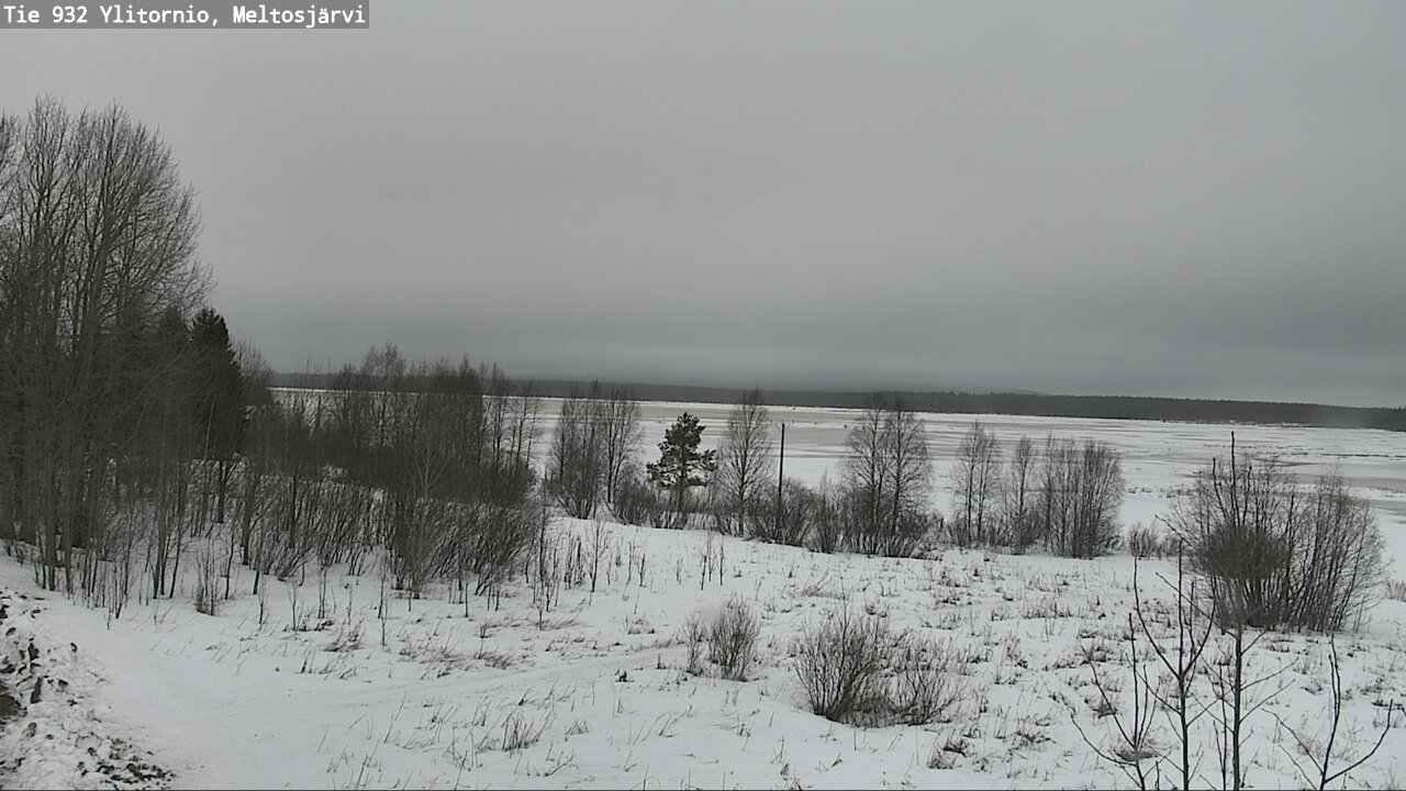 Weather Camera Image Road 932 Ylitornio, Meltosjärv, Ylitornio, Lappi