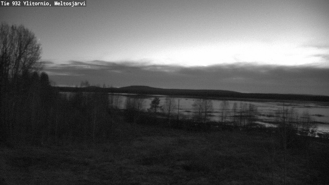 Weather Camera Image Road 932 Ylitornio, Meltosjärv, Ylitornio, Lappi