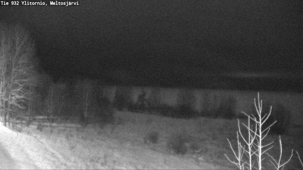 Weather Camera Image Road 932 Ylitornio, Meltosjärv, Ylitornio, Lappi