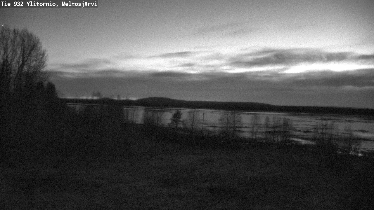 Weather Camera Image Road 932 Ylitornio, Meltosjärv, Ylitornio, Lappi