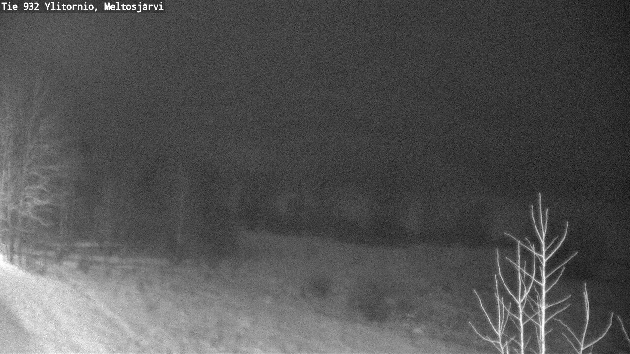 Weather Camera Image Road 932 Ylitornio, Meltosjärv, Ylitornio, Lappi