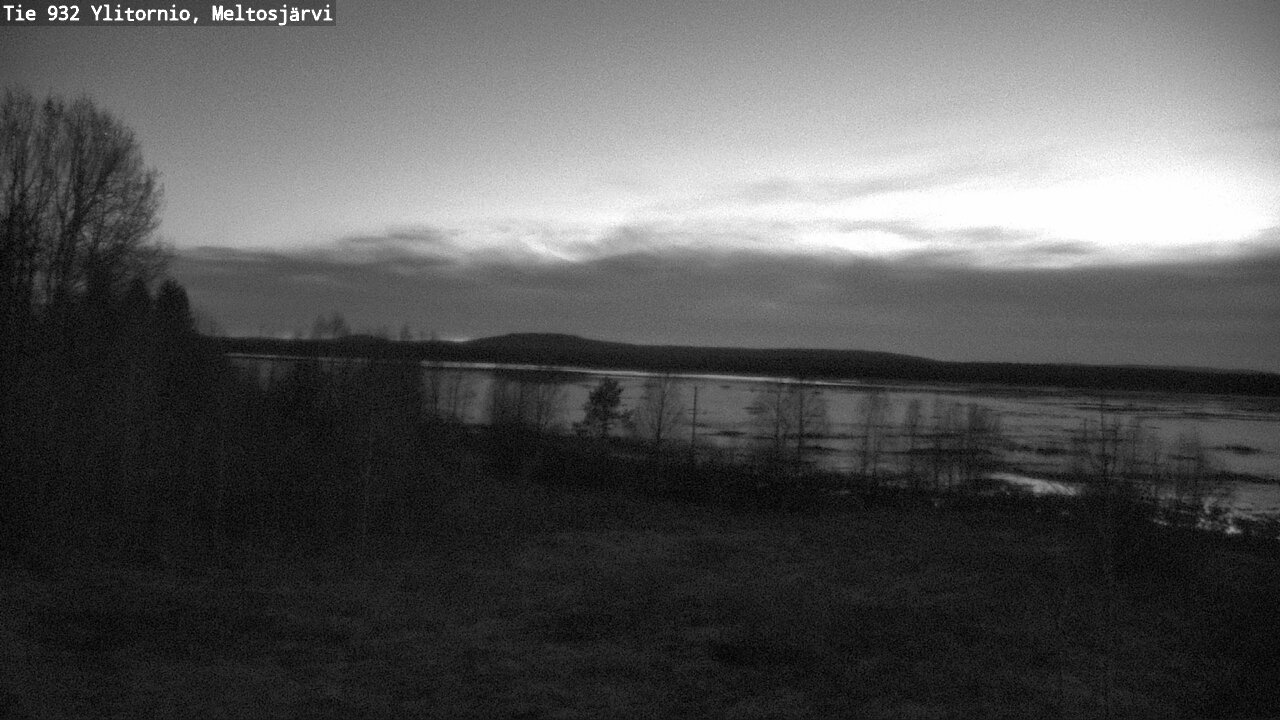 Weather Camera Image Road 932 Ylitornio, Meltosjärv, Ylitornio, Lappi