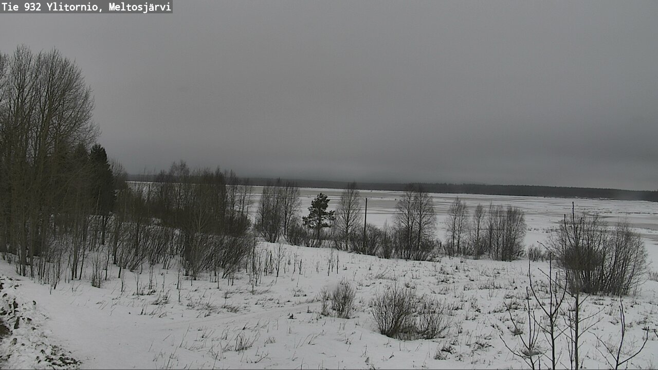 Weather Camera Image Road 932 Ylitornio, Meltosjärv, Ylitornio, Lappi