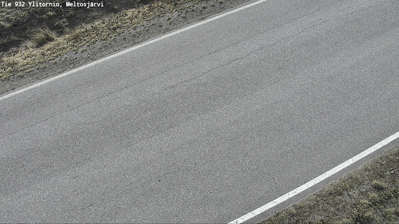 Weather Camera Image Väg 932 Övertorneå, Meltosjä, Ylitornio, Lappi