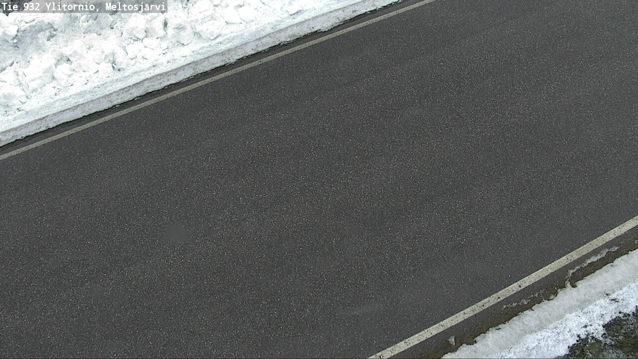 Weather Camera Image Road 932 Ylitornio, Meltosjärv, Ylitornio, Lappi