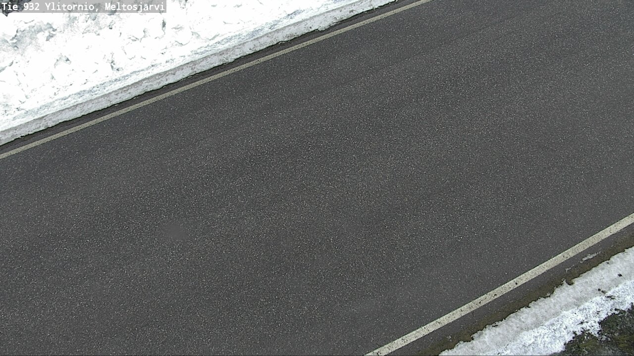 Weather Camera Image Road 932 Ylitornio, Meltosjärv, Ylitornio, Lappi