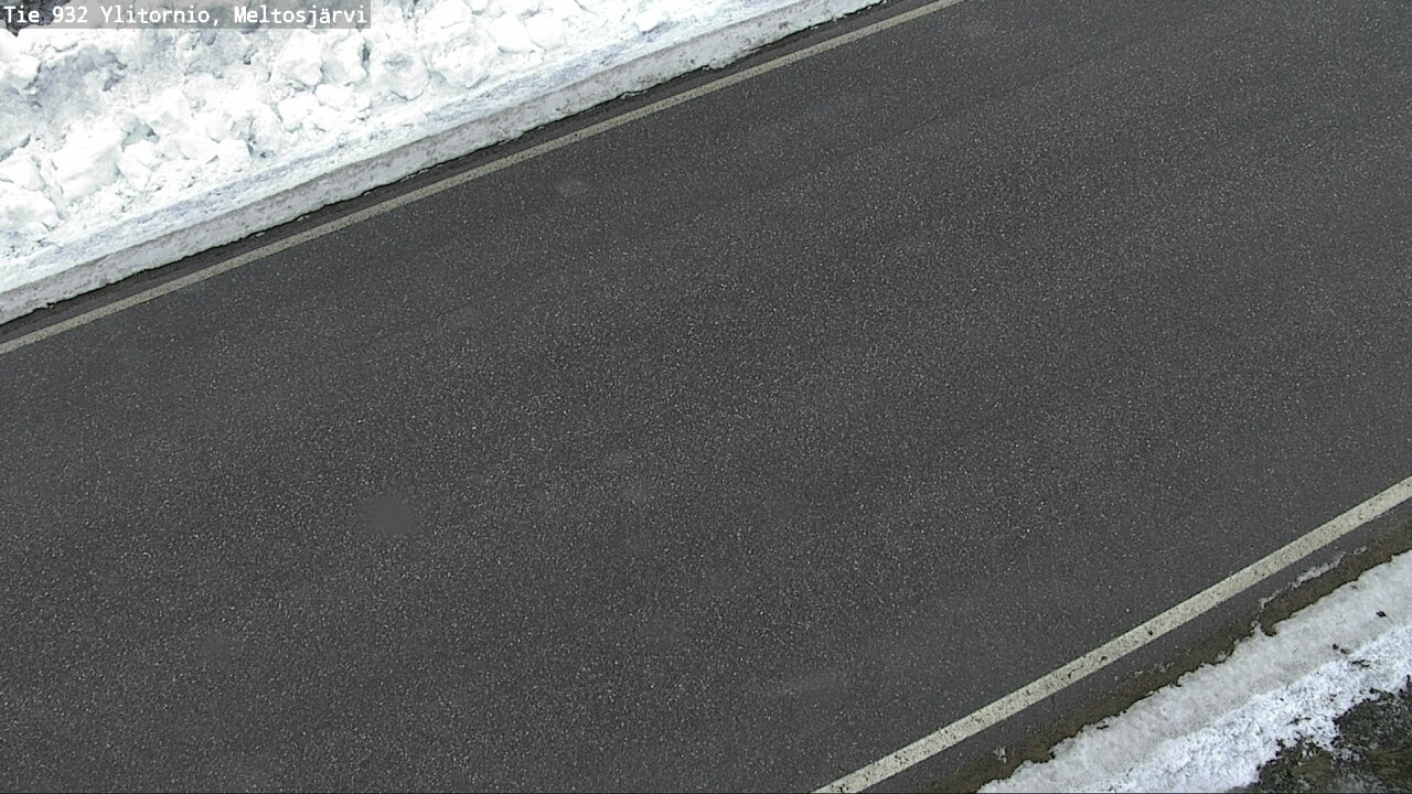Weather Camera Image Road 932 Ylitornio, Meltosjärv, Ylitornio, Lappi