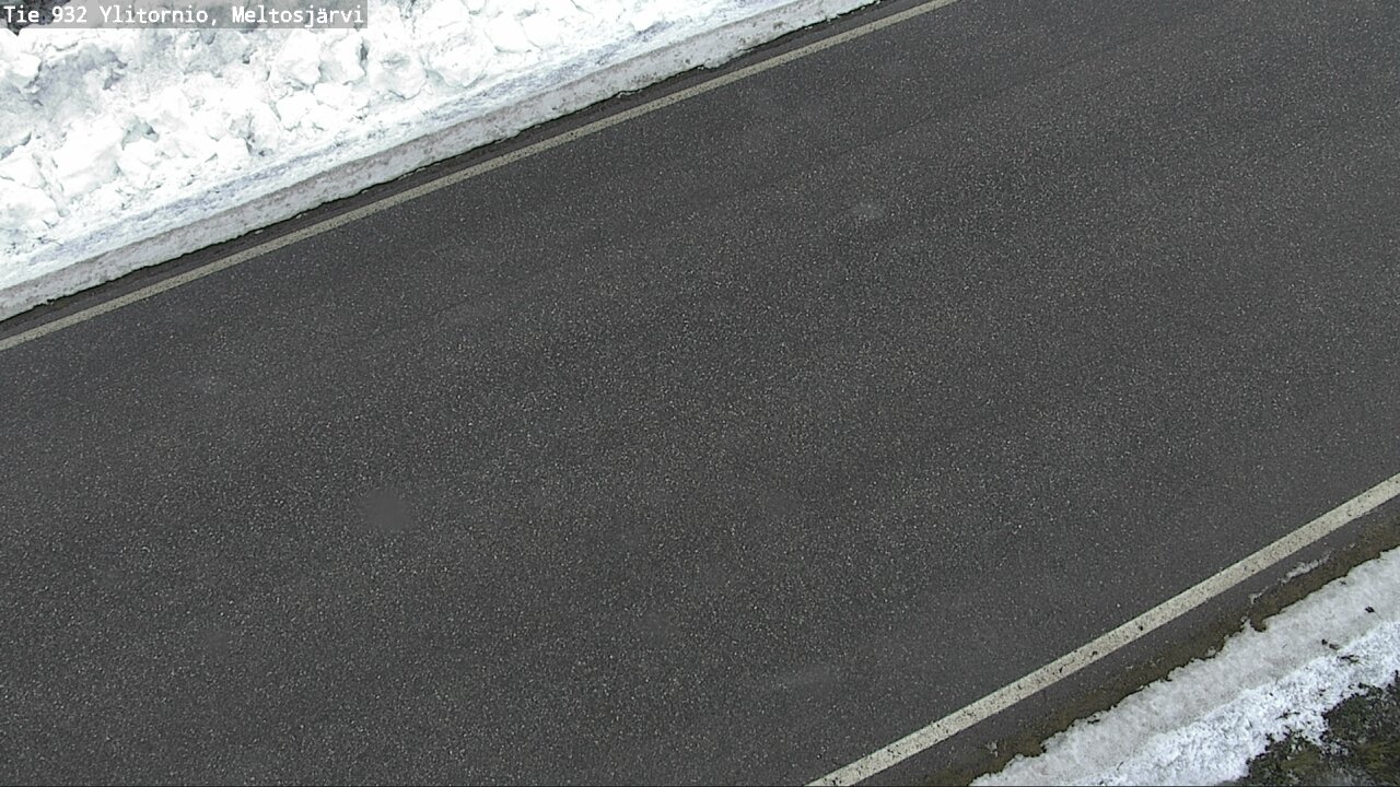 Weather Camera Image Road 932 Ylitornio, Meltosjärv, Ylitornio, Lappi