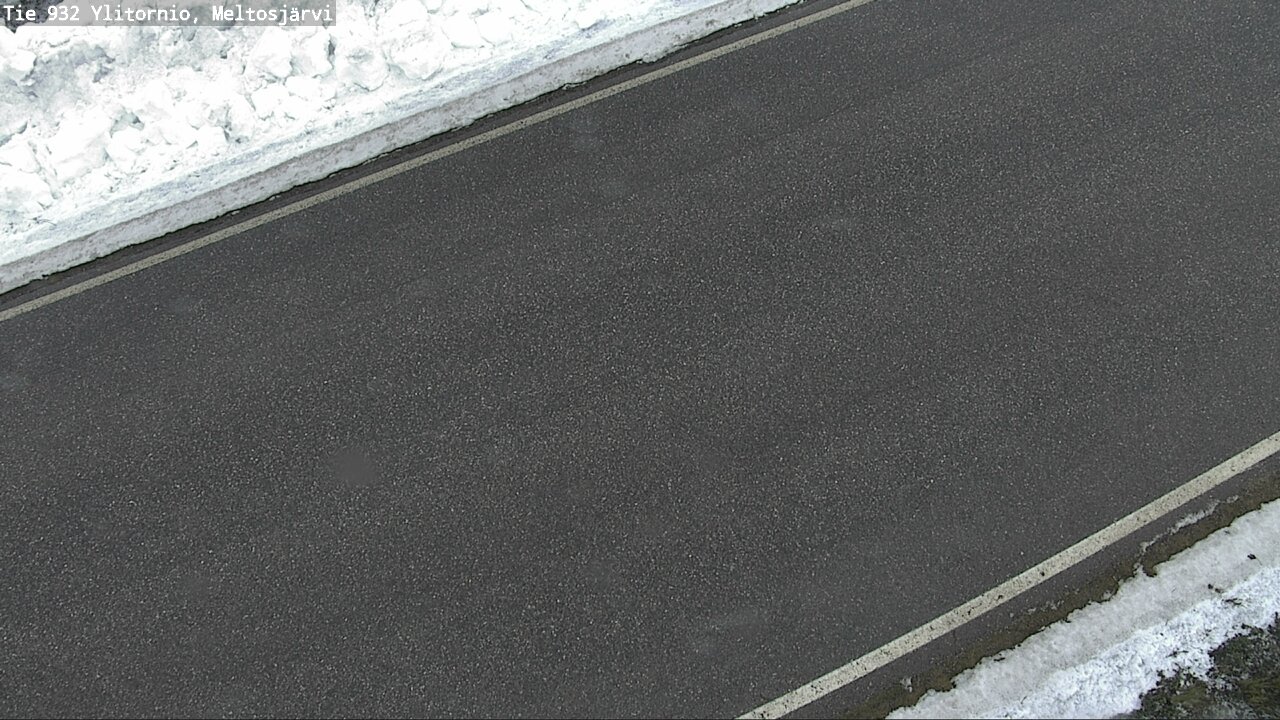 Weather Camera Image Road 932 Ylitornio, Meltosjärv, Ylitornio, Lappi