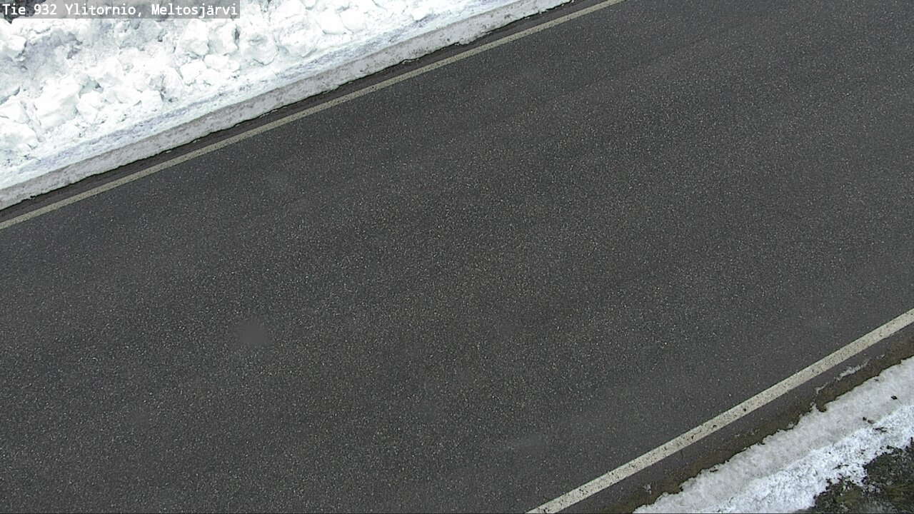 Weather Camera Image Road 932 Ylitornio, Meltosjärv, Ylitornio, Lappi