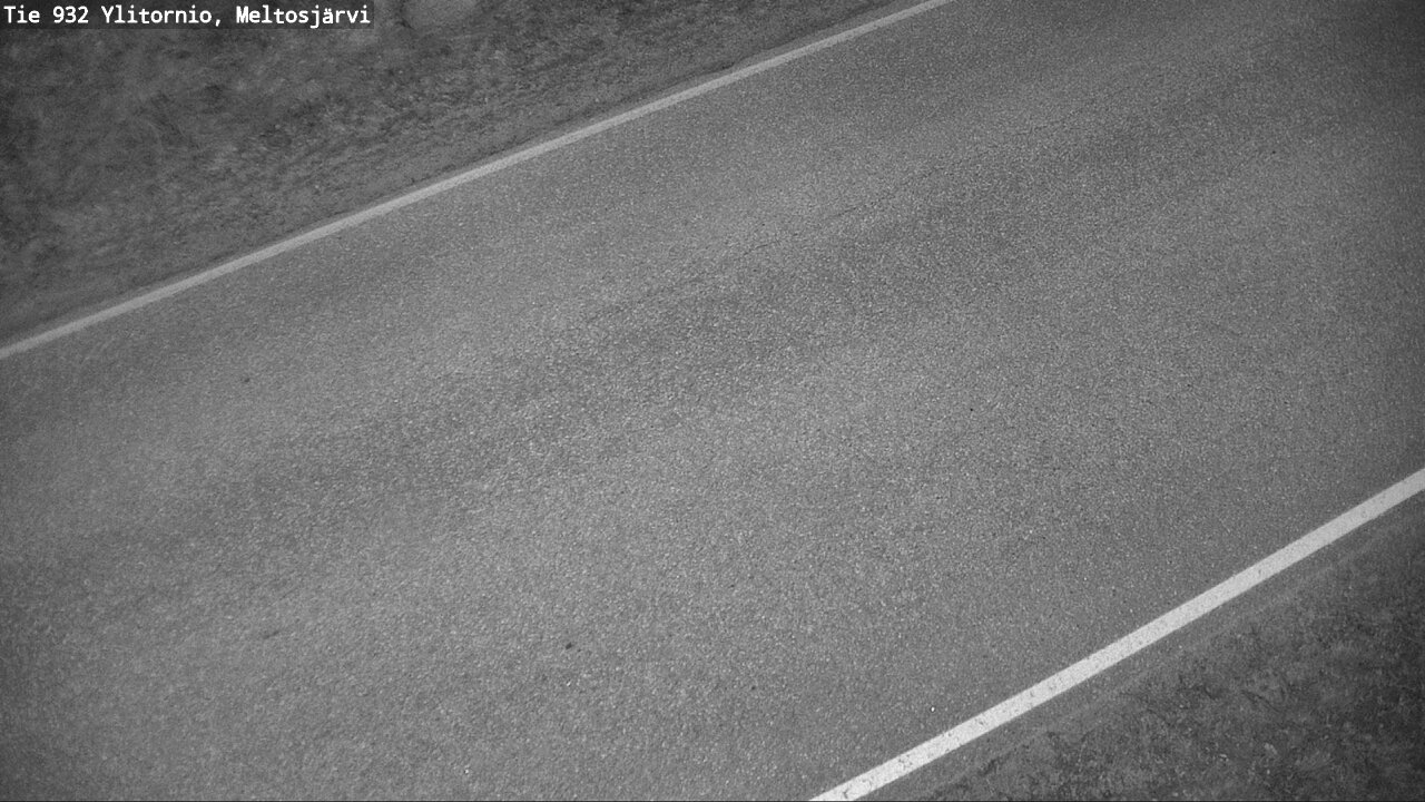 Weather Camera Image Väg 932 Övertorneå, Meltosjä, Ylitornio, Lappi