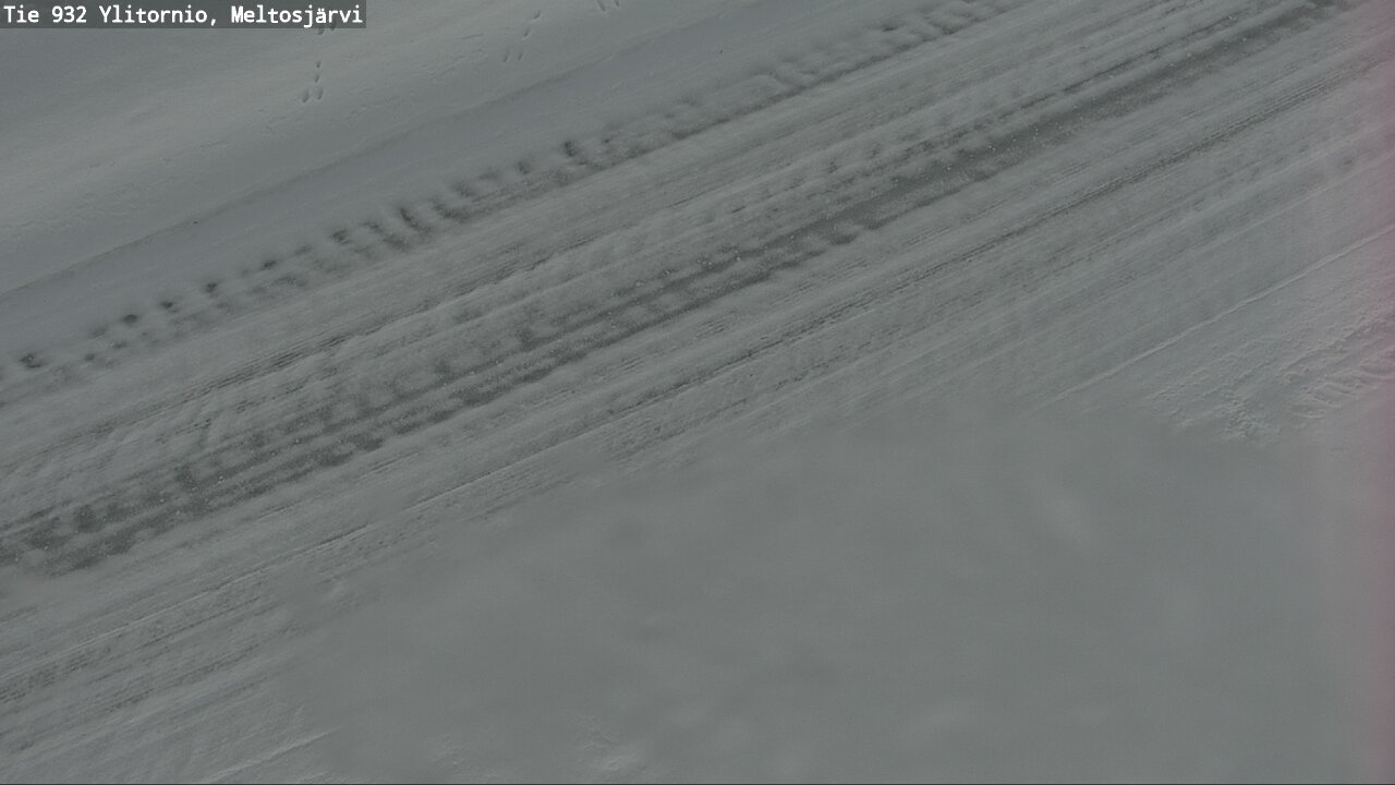 Weather Camera Image Väg 932 Övertorneå, Meltosjä, Ylitornio, Lappi