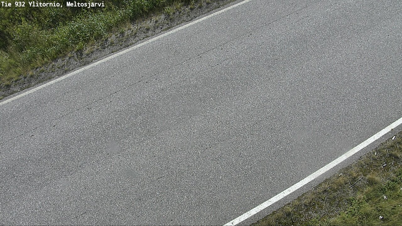 Weather Camera Image Väg 932 Övertorneå, Meltosjä, Ylitornio, Lappi
