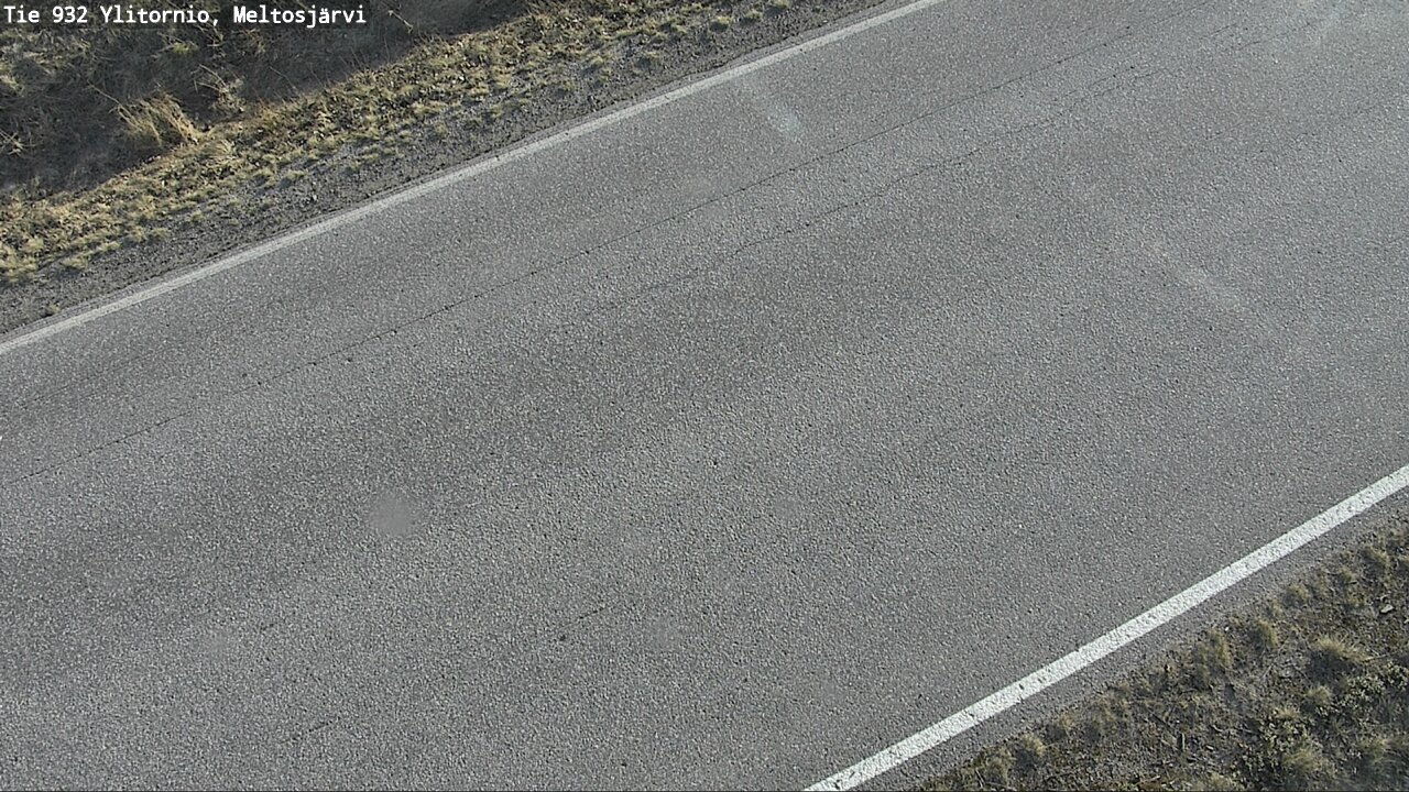 Weather Camera Image Väg 932 Övertorneå, Meltosjä, Ylitornio, Lappi
