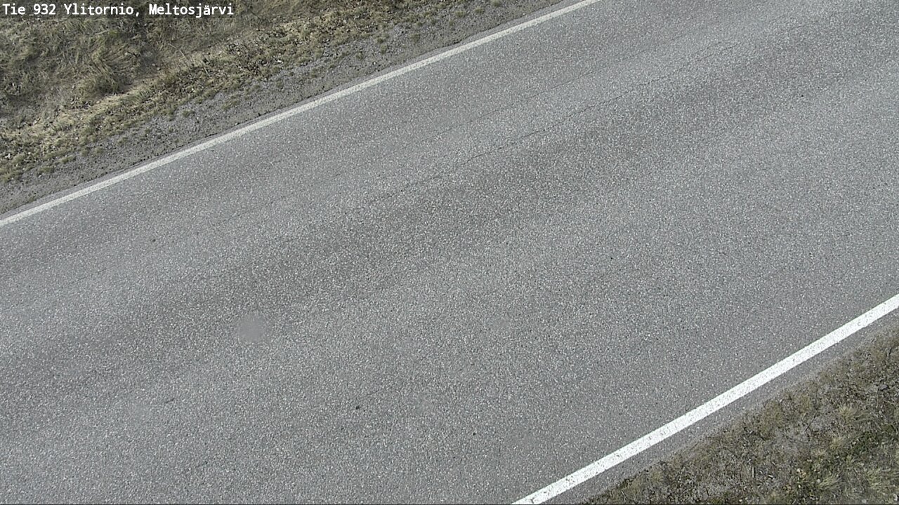 Weather Camera Image Väg 932 Övertorneå, Meltosjä, Ylitornio, Lappi