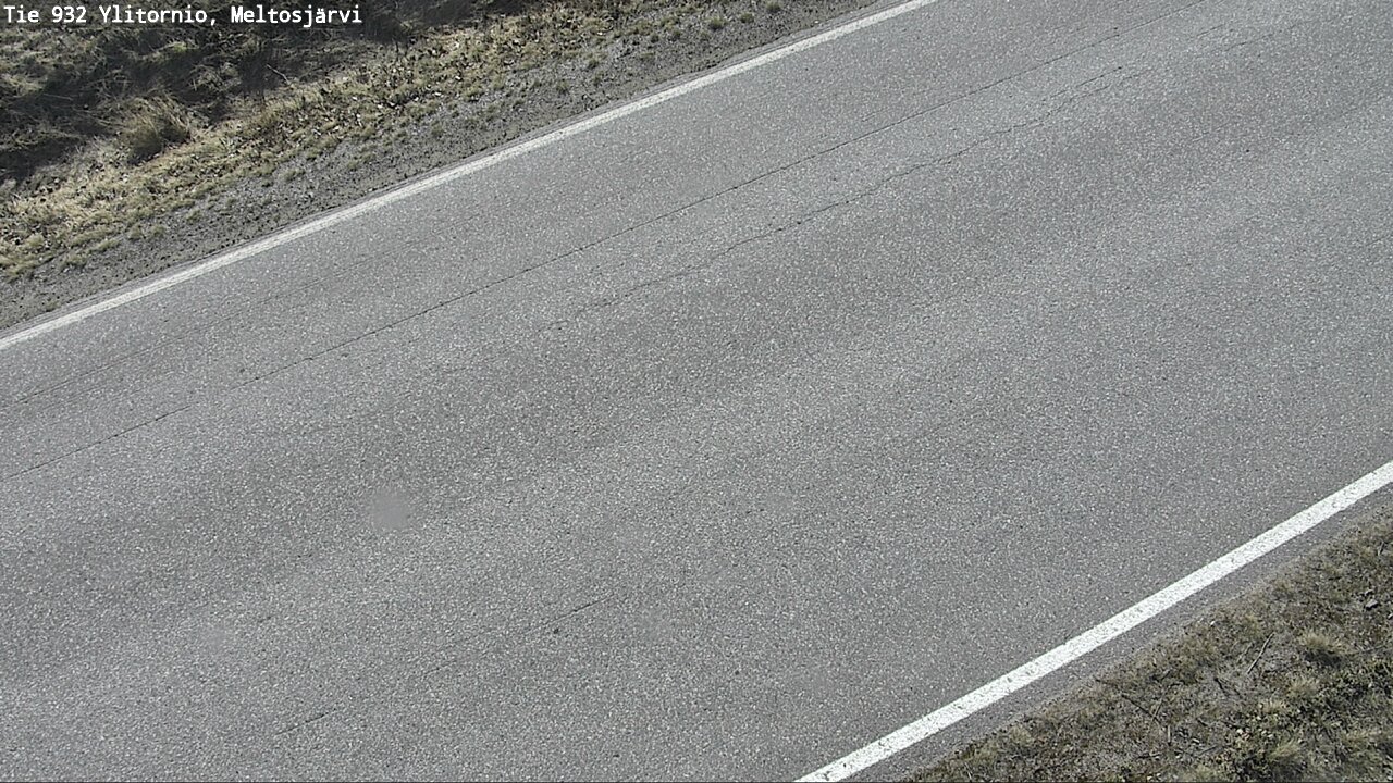 Weather Camera Image Väg 932 Övertorneå, Meltosjä, Ylitornio, Lappi