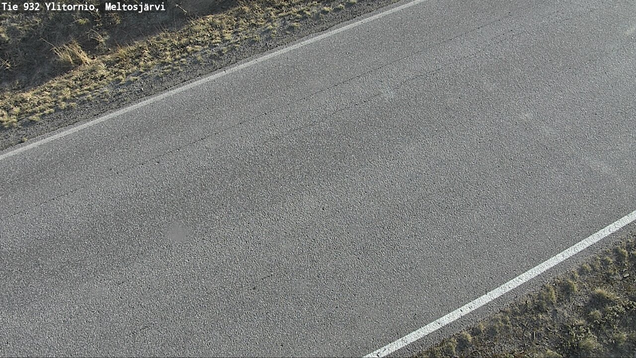 Weather Camera Image Väg 932 Övertorneå, Meltosjä, Ylitornio, Lappi