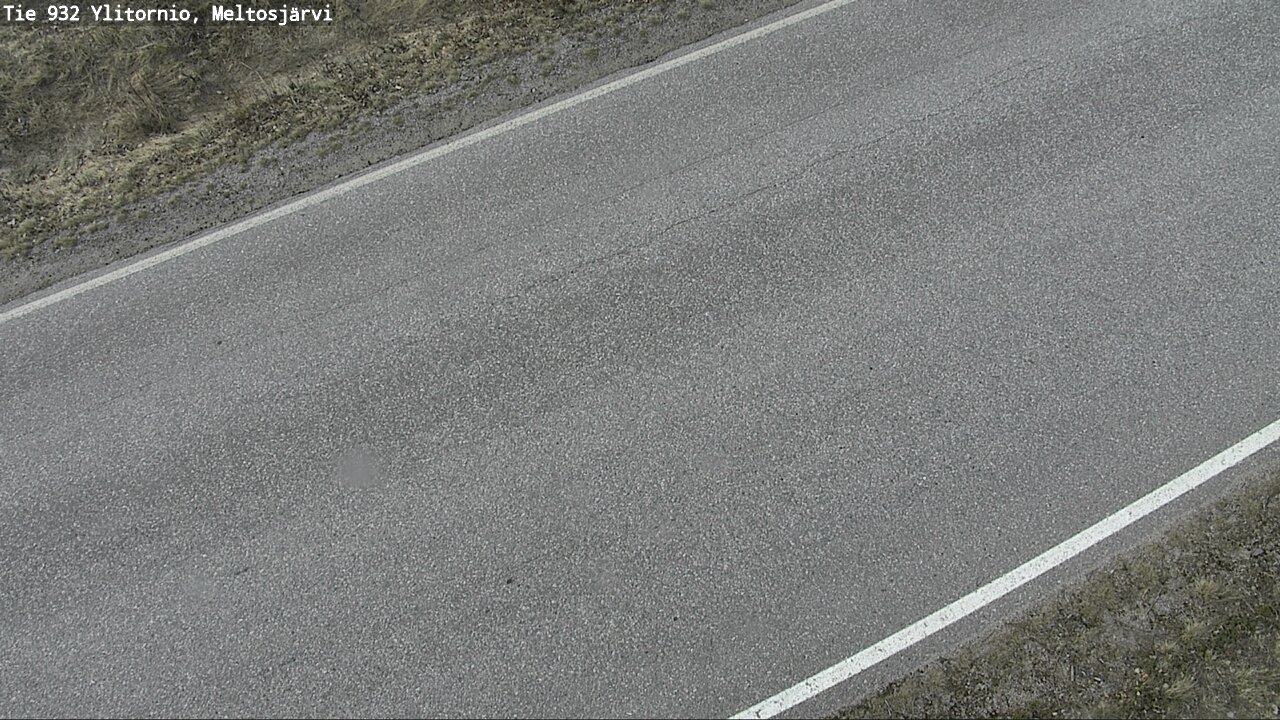 Weather Camera Image Väg 932 Övertorneå, Meltosjä, Ylitornio, Lappi