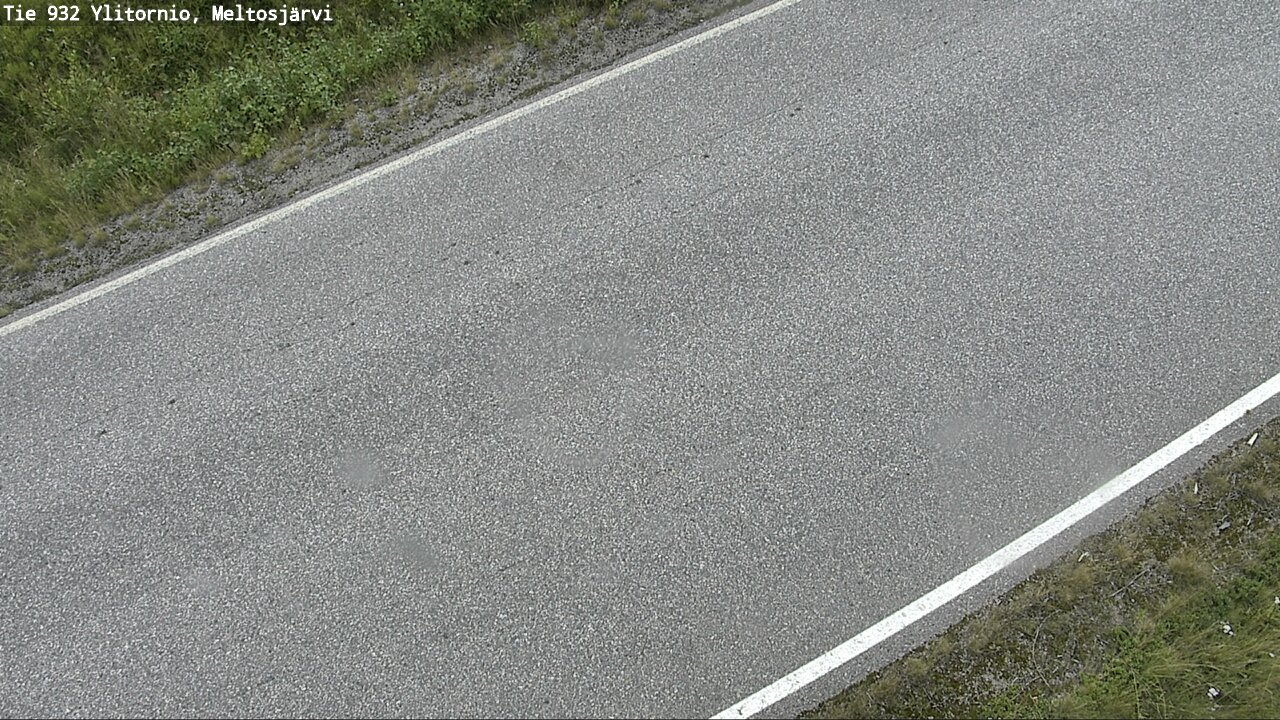 Weather Camera Image Väg 932 Övertorneå, Meltosjä, Ylitornio, Lappi