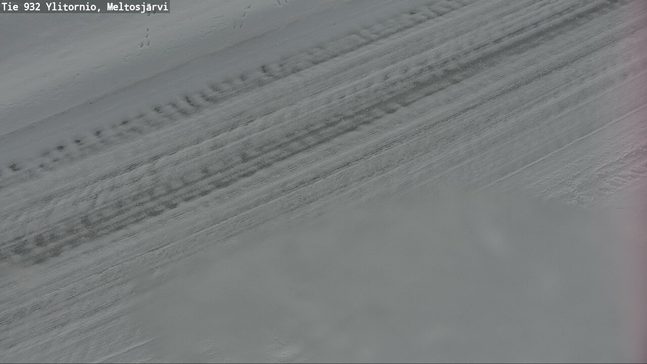 Weather Camera Image Väg 932 Övertorneå, Meltosjä, Ylitornio, Lappi