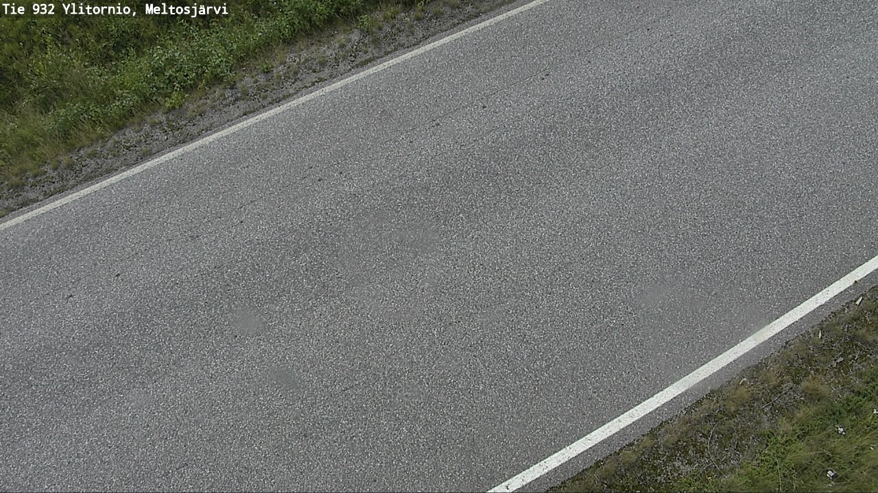 Weather Camera Image Väg 932 Övertorneå, Meltosjä, Ylitornio, Lappi