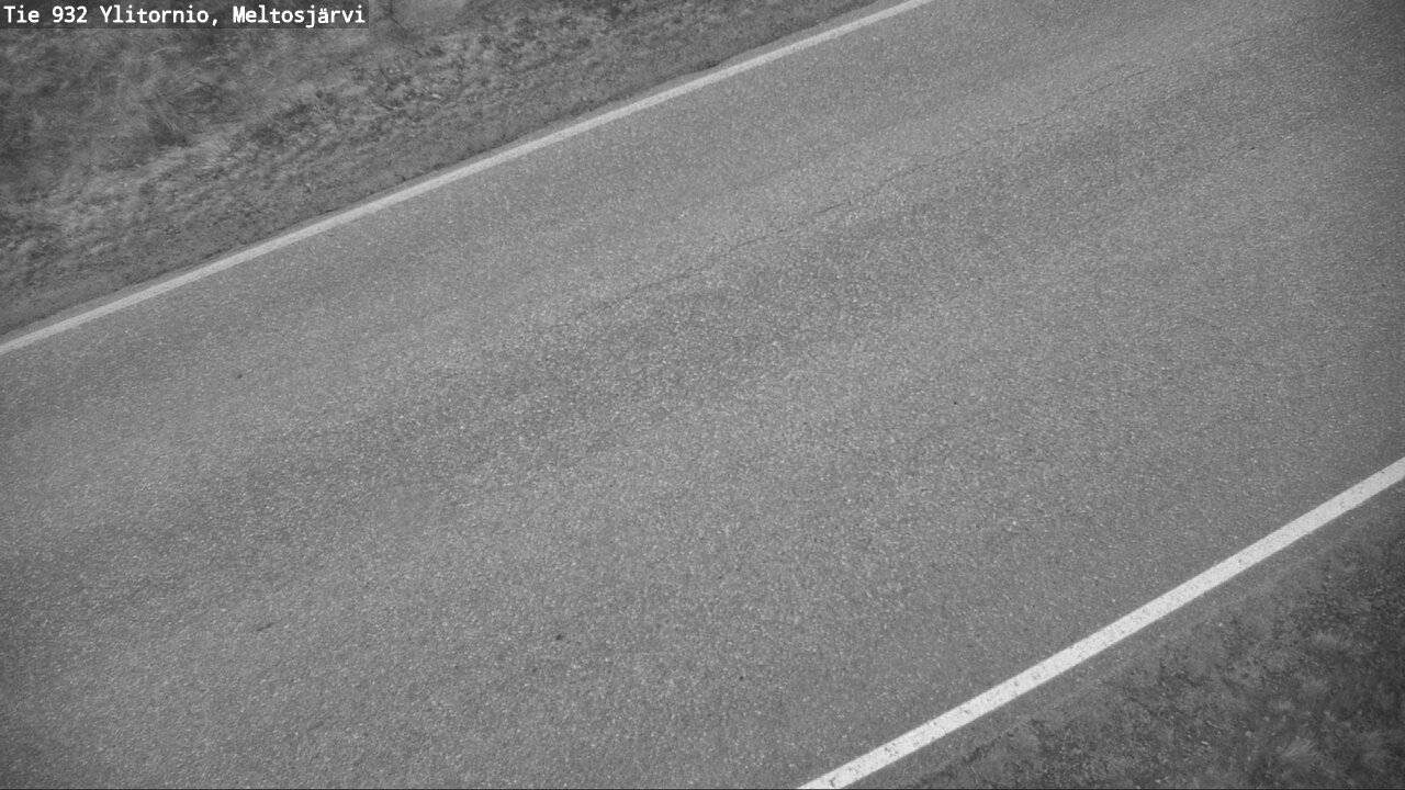 Weather Camera Image Väg 932 Övertorneå, Meltosjä, Ylitornio, Lappi
