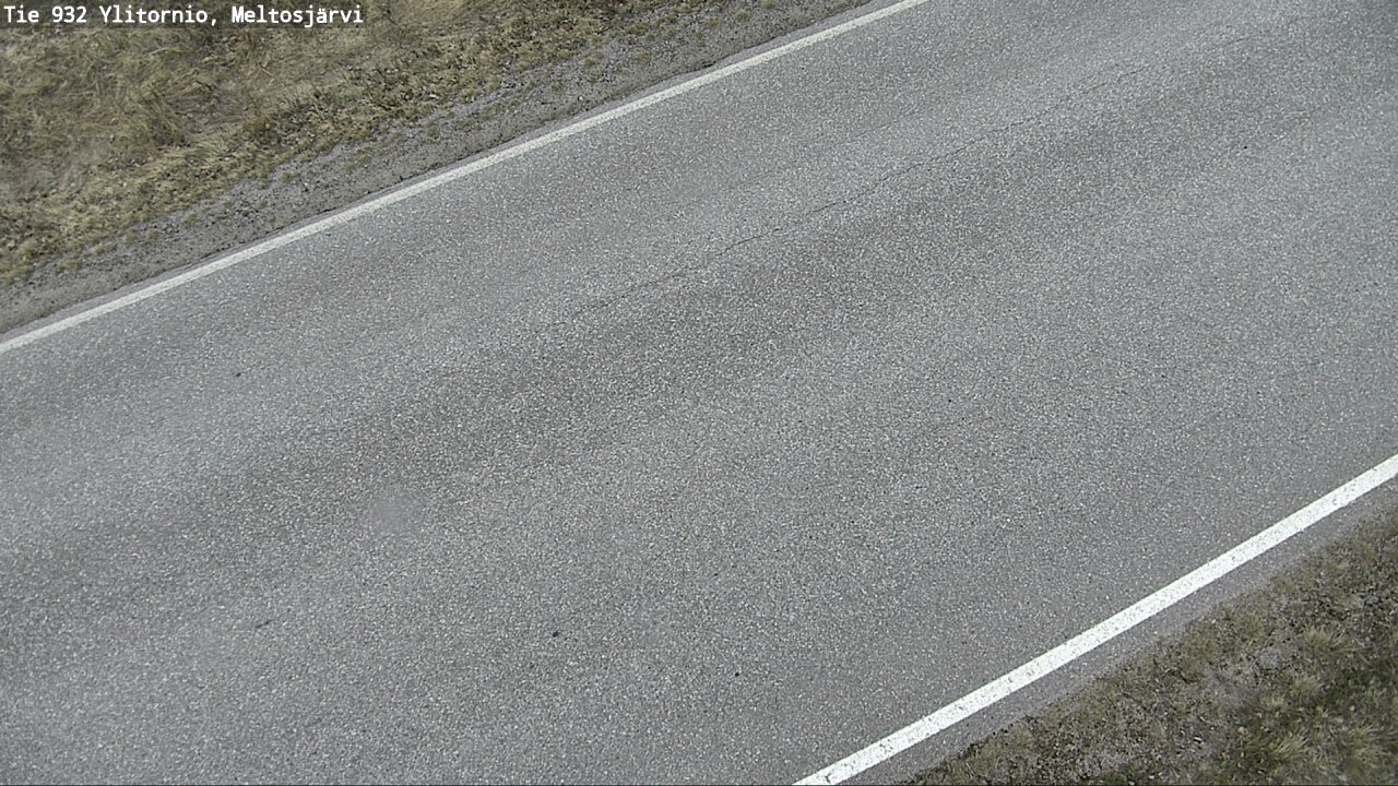 Weather Camera Image Väg 932 Övertorneå, Meltosjä, Ylitornio, Lappi