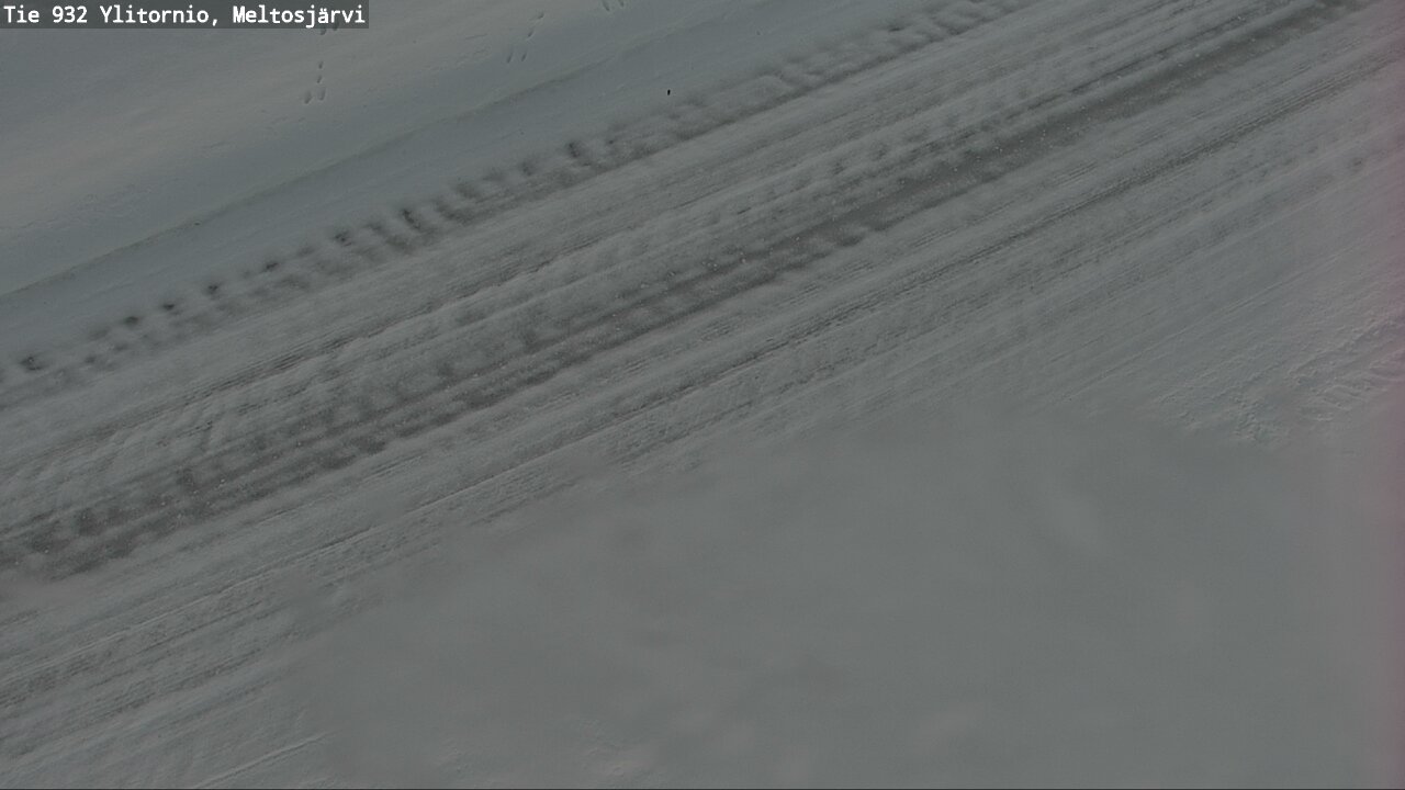Weather Camera Image Väg 932 Övertorneå, Meltosjä, Ylitornio, Lappi