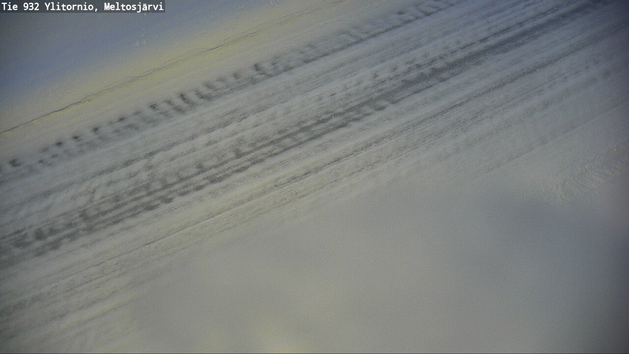Weather Camera Image Väg 932 Övertorneå, Meltosjä, Ylitornio, Lappi