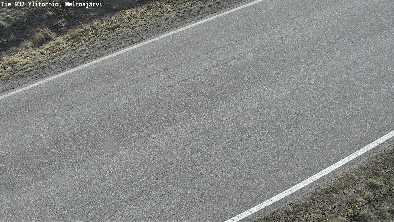 Weather Camera Image Väg 932 Övertorneå, Meltosjä, Ylitornio, Lappi