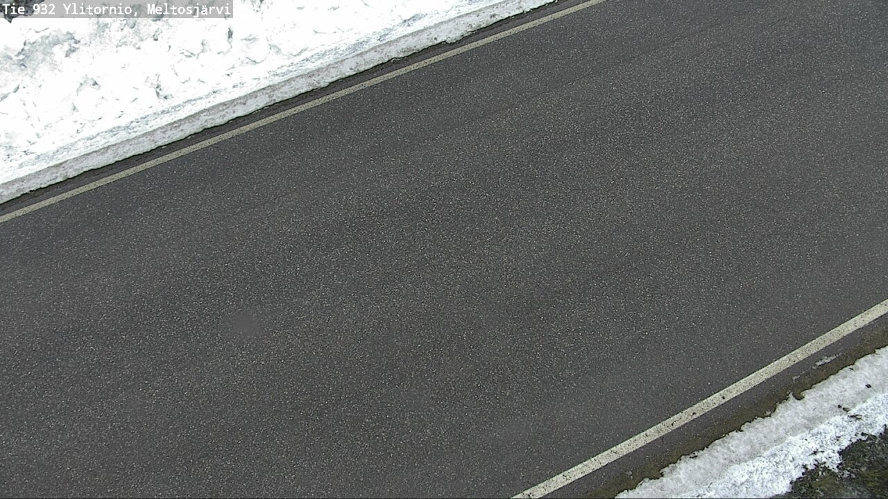 Weather Camera Image Road 932 Ylitornio, Meltosjärv, Ylitornio, Lappi