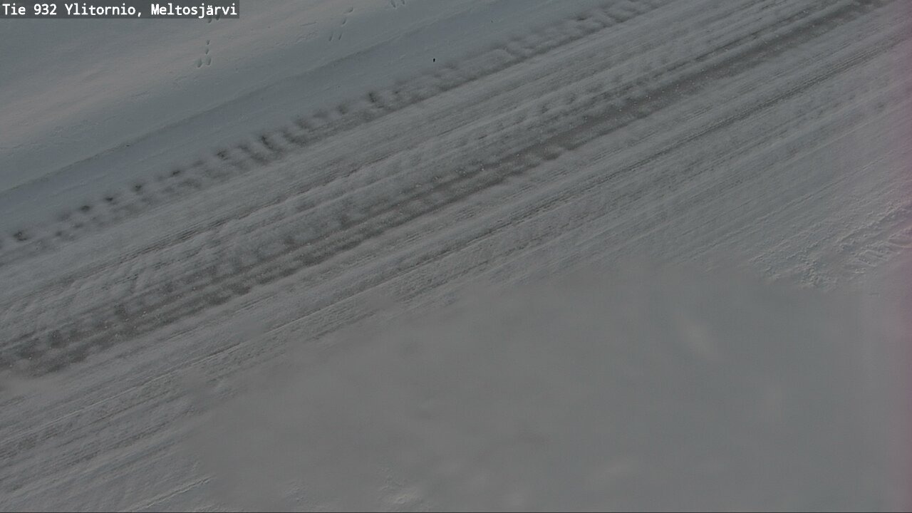 Weather Camera Image Väg 932 Övertorneå, Meltosjä, Ylitornio, Lappi