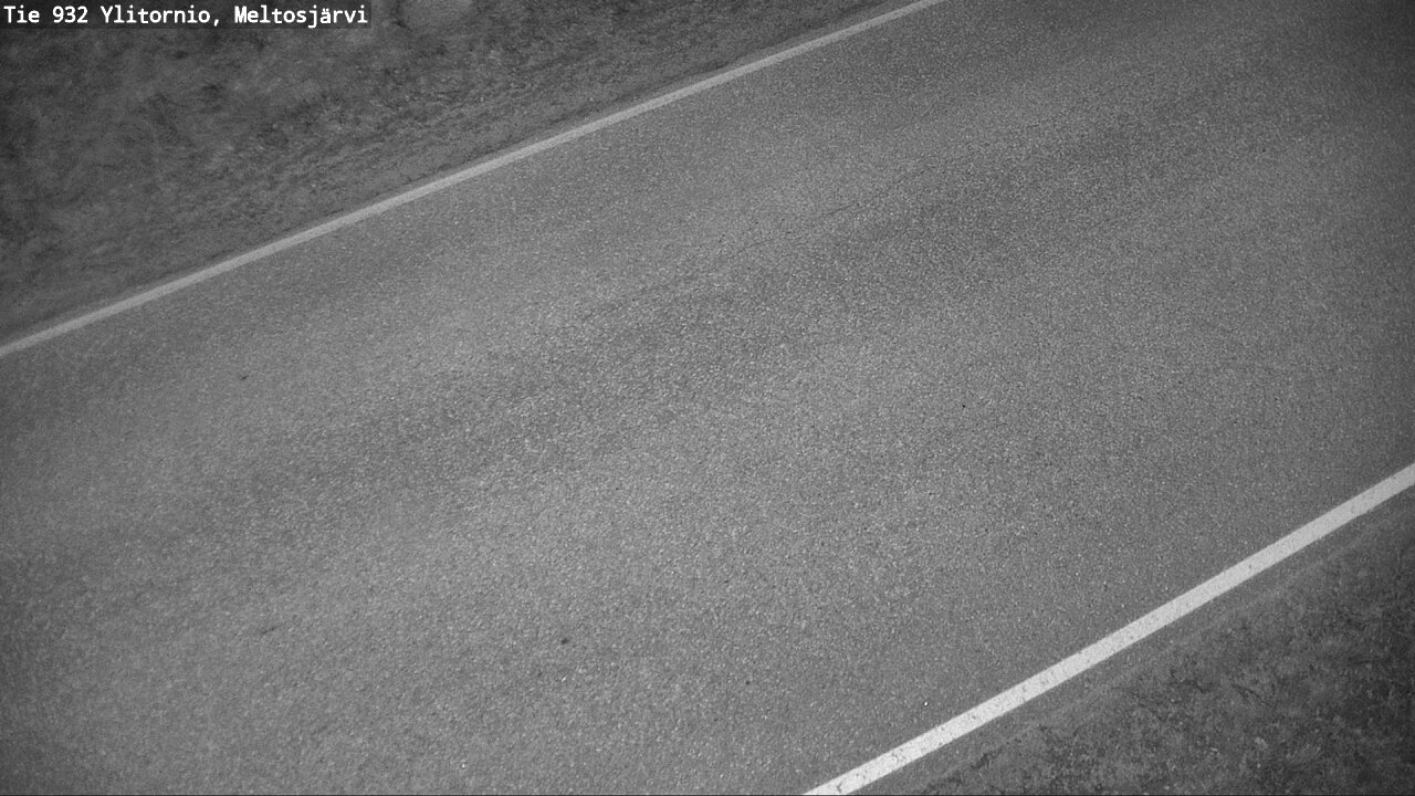 Weather Camera Image Väg 932 Övertorneå, Meltosjä, Ylitornio, Lappi