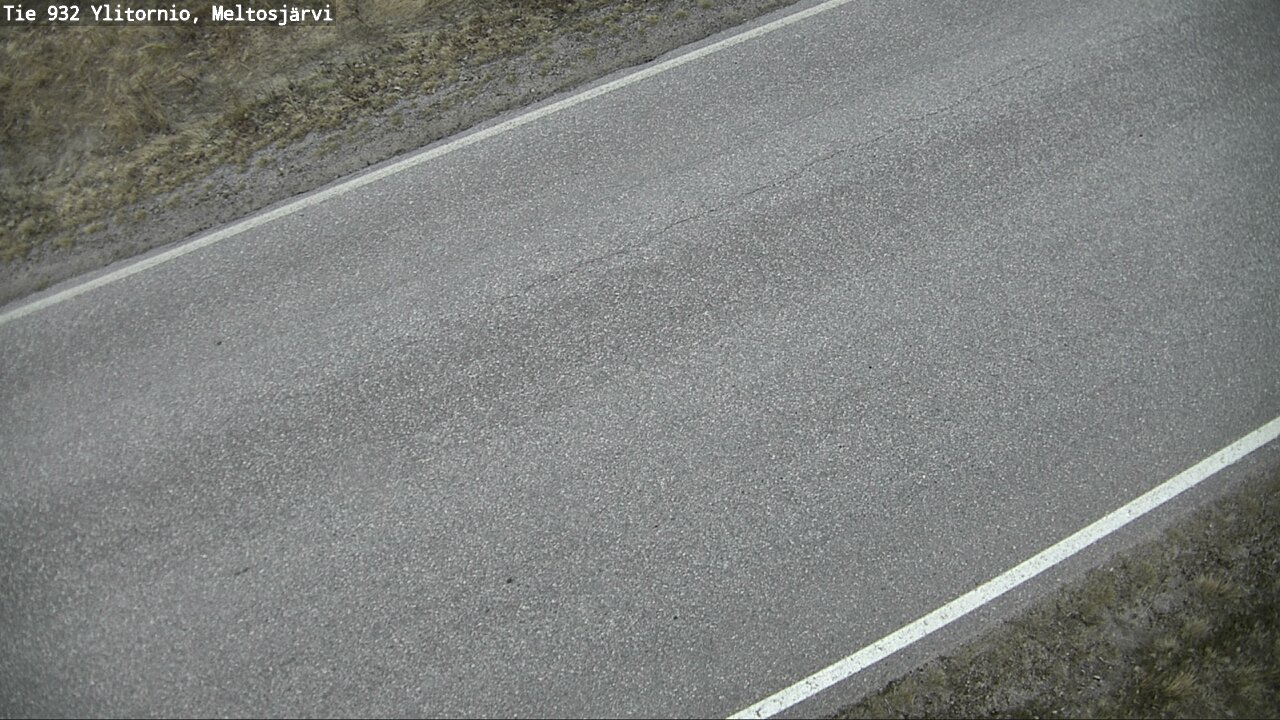 Weather Camera Image Väg 932 Övertorneå, Meltosjä, Ylitornio, Lappi
