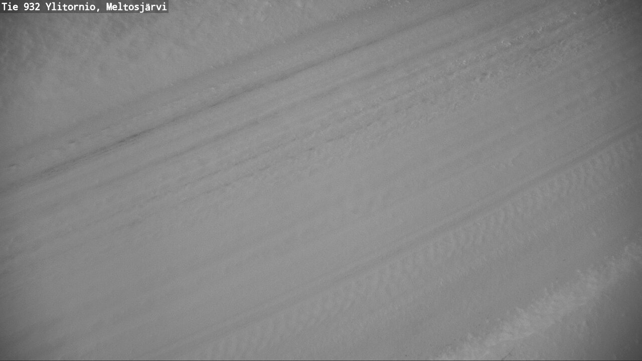 Weather Camera Image Road 932 Ylitornio, Meltosjärv, Ylitornio, Lappi