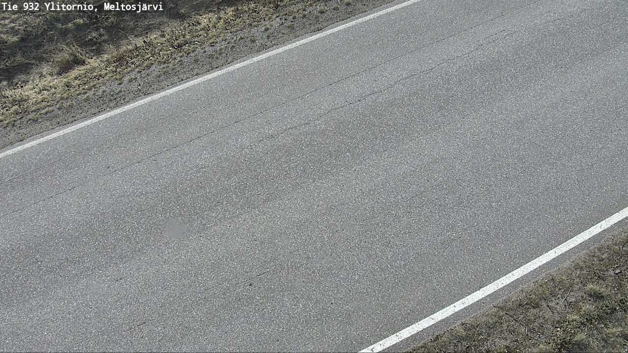 Weather Camera Image Väg 932 Övertorneå, Meltosjä, Ylitornio, Lappi