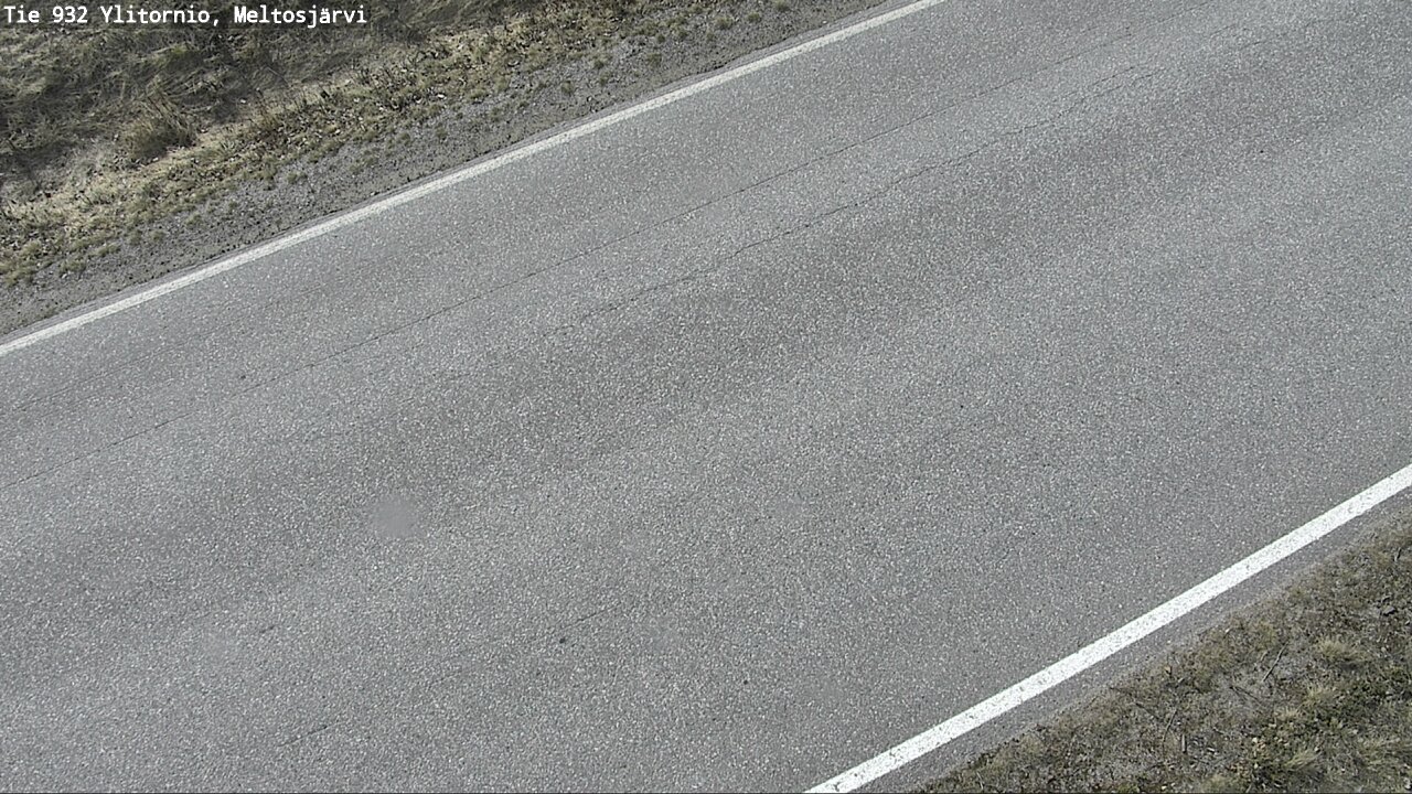Weather Camera Image Väg 932 Övertorneå, Meltosjä, Ylitornio, Lappi