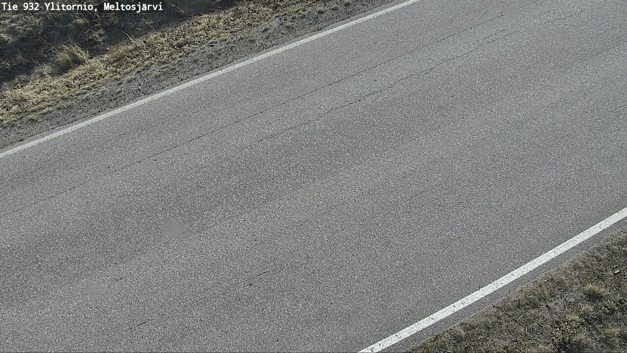 Weather Camera Image Väg 932 Övertorneå, Meltosjä, Ylitornio, Lappi