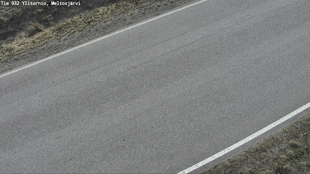 Weather Camera Image Väg 932 Övertorneå, Meltosjä, Ylitornio, Lappi