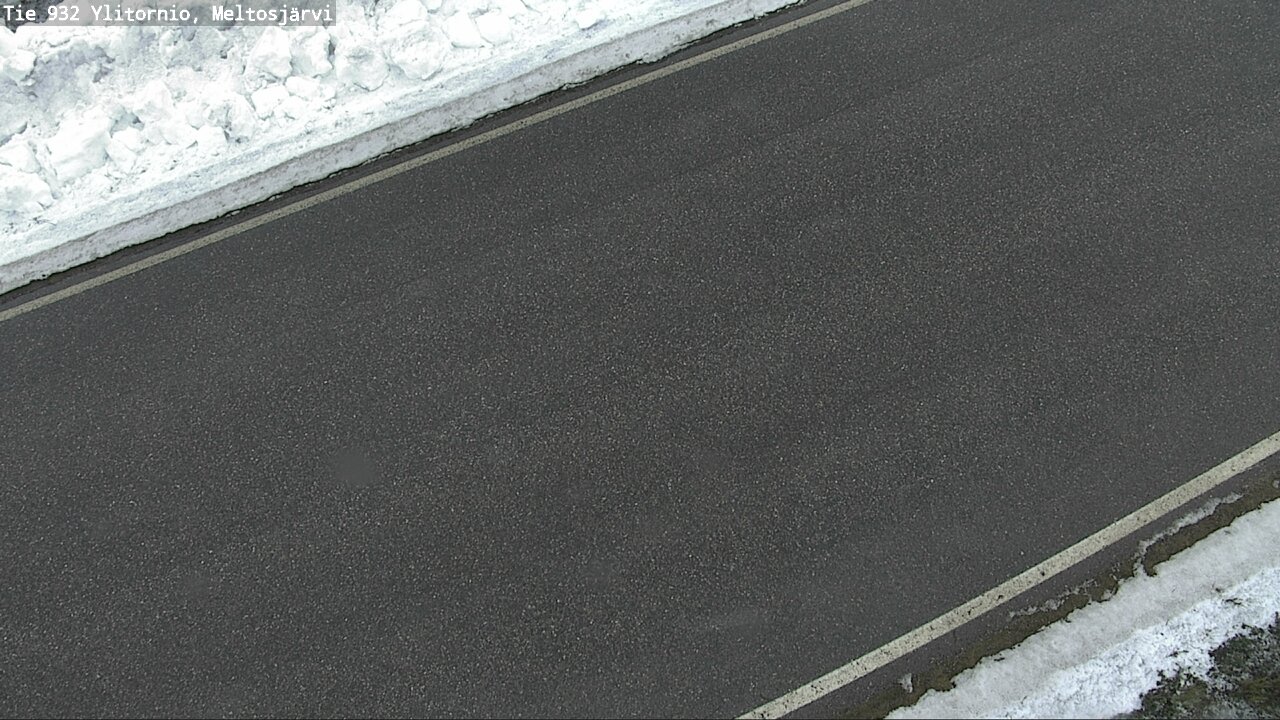 Weather Camera Image Road 932 Ylitornio, Meltosjärv, Ylitornio, Lappi
