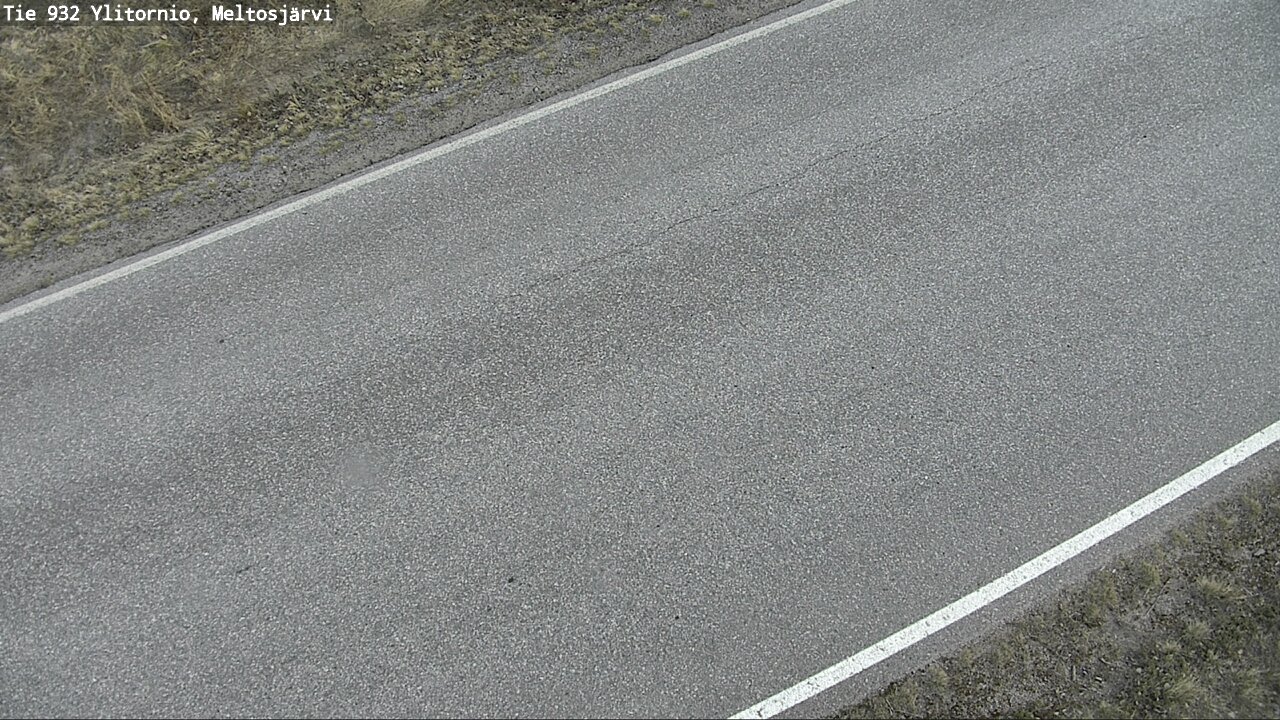 Weather Camera Image Väg 932 Övertorneå, Meltosjä, Ylitornio, Lappi