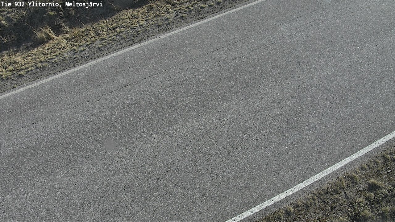 Weather Camera Image Väg 932 Övertorneå, Meltosjä, Ylitornio, Lappi