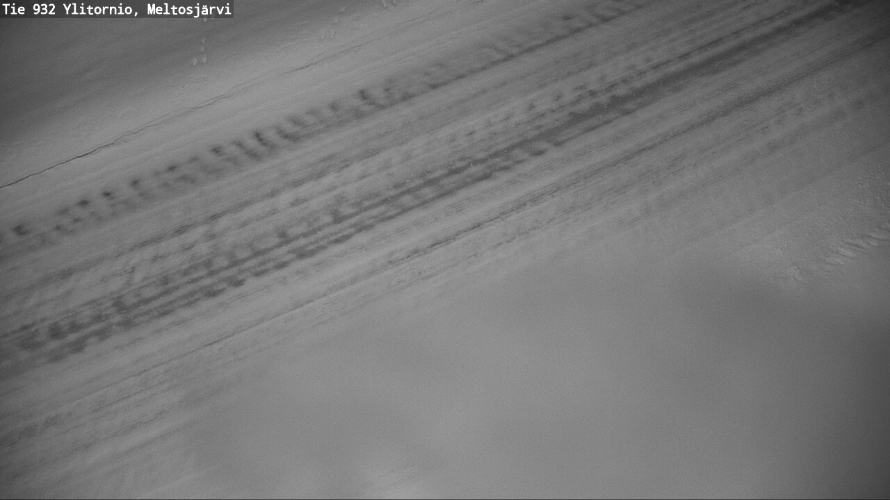 Weather Camera Image Väg 932 Övertorneå, Meltosjä, Ylitornio, Lappi