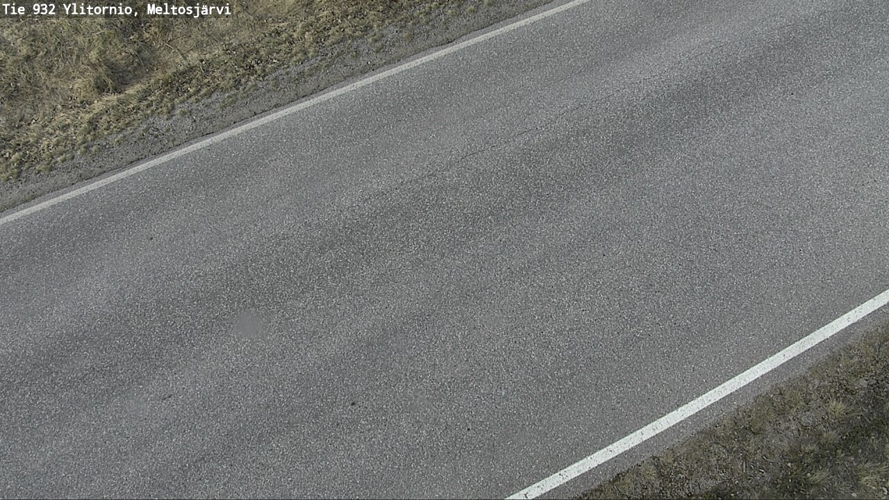 Weather Camera Image Väg 932 Övertorneå, Meltosjä, Ylitornio, Lappi