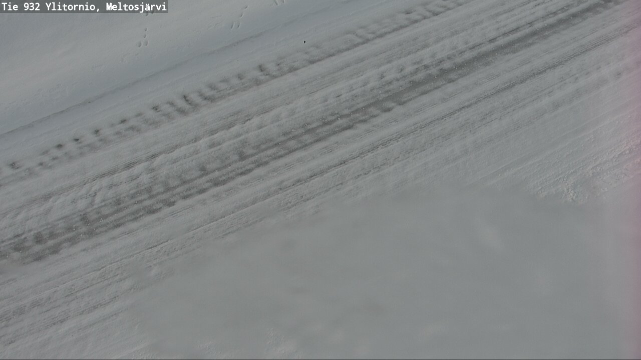 Weather Camera Image Väg 932 Övertorneå, Meltosjä, Ylitornio, Lappi