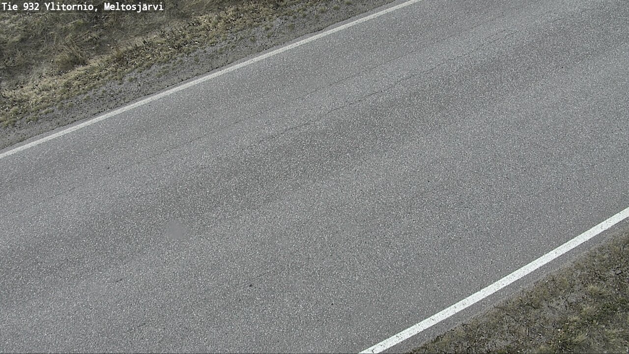 Weather Camera Image Väg 932 Övertorneå, Meltosjä, Ylitornio, Lappi