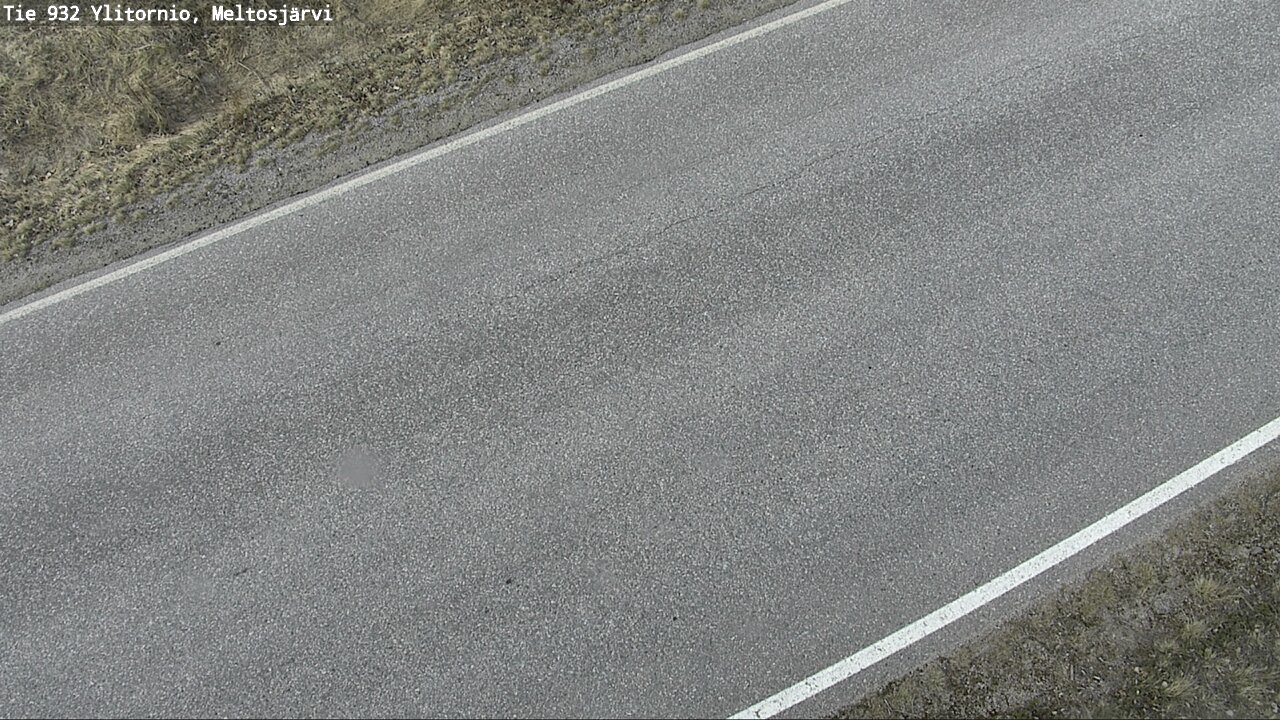 Weather Camera Image Väg 932 Övertorneå, Meltosjä, Ylitornio, Lappi