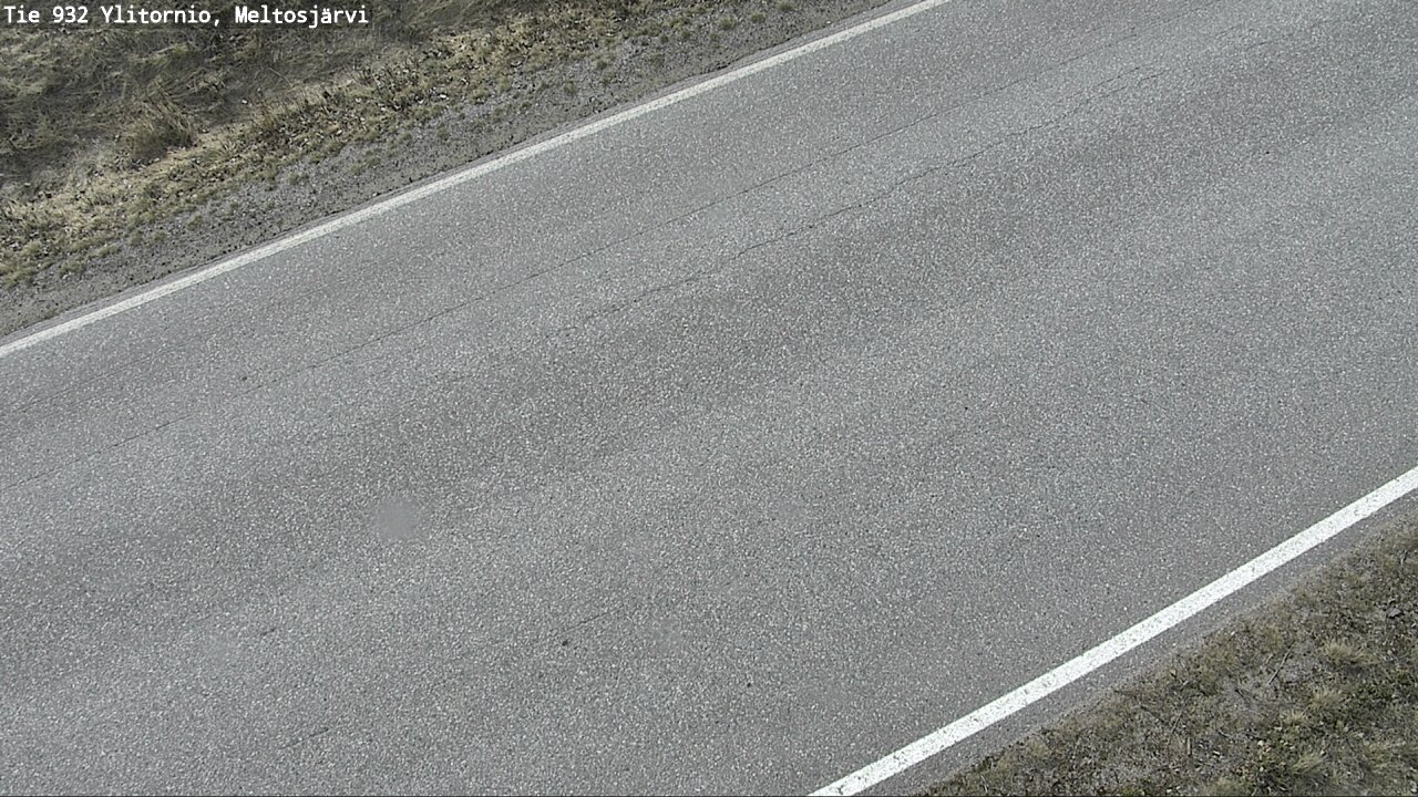 Weather Camera Image Väg 932 Övertorneå, Meltosjä, Ylitornio, Lappi