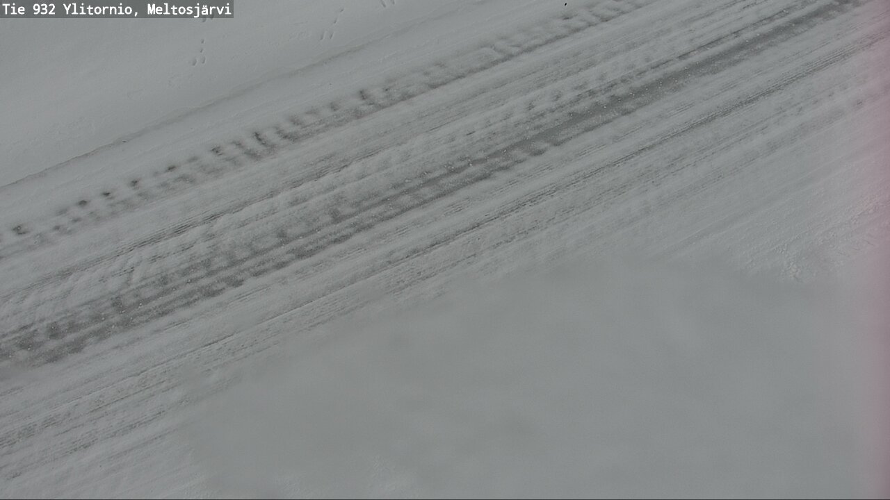 Weather Camera Image Väg 932 Övertorneå, Meltosjä, Ylitornio, Lappi